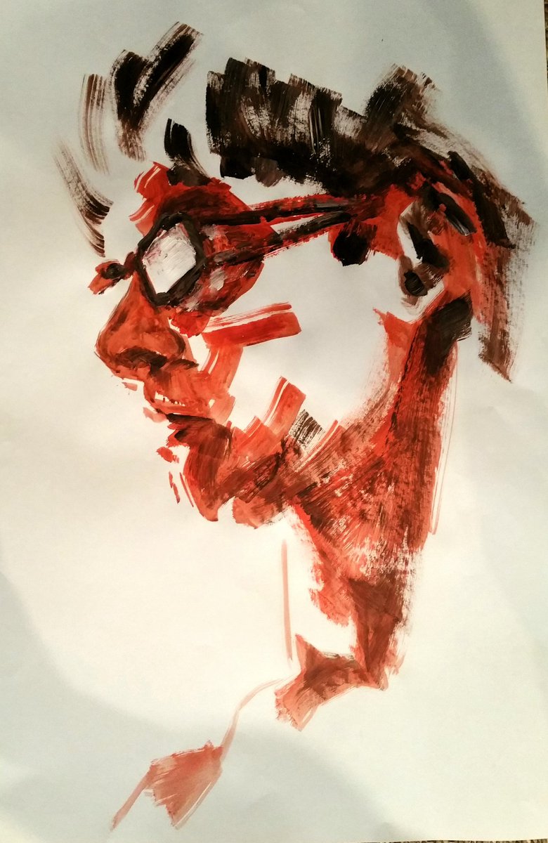 Acrylique – portrait – Julie (15 minutes)