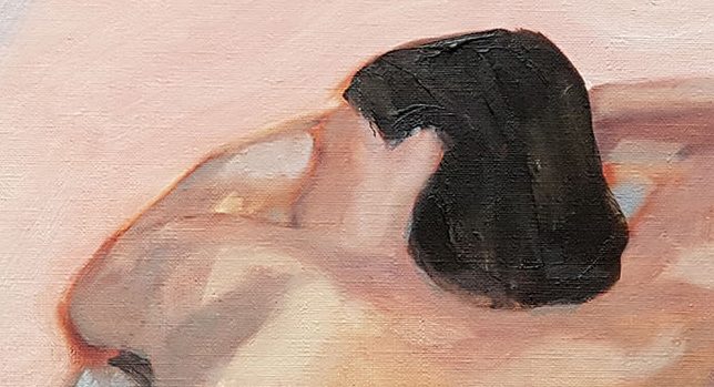 Charlotte, huile sur toile