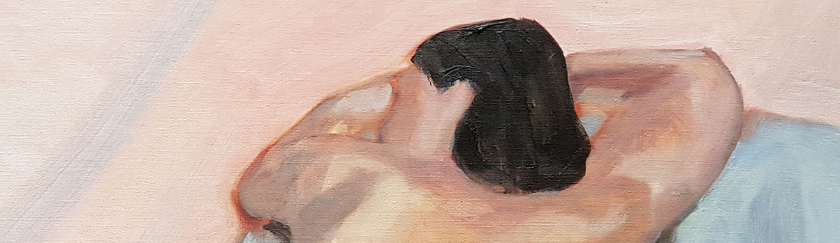 Charlotte, huile sur toile